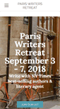 Mobile Screenshot of pariswritersretreat.com