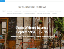 Tablet Screenshot of pariswritersretreat.com